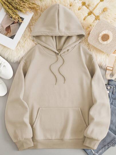 Beige Hoodie