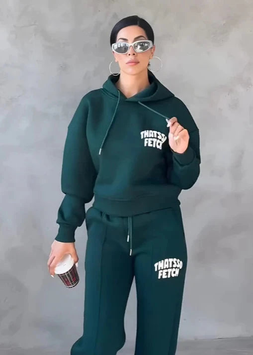 Cozy Fleece Hoodie & Trouser Set