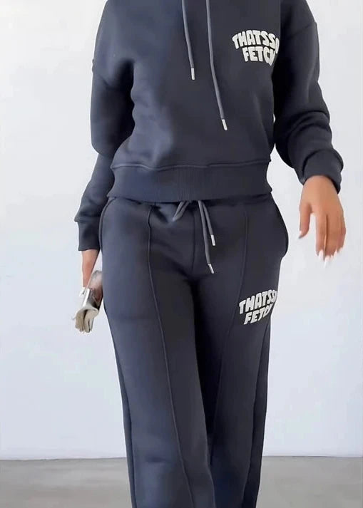 Cozy Fleece Hoodie & Trouser Set