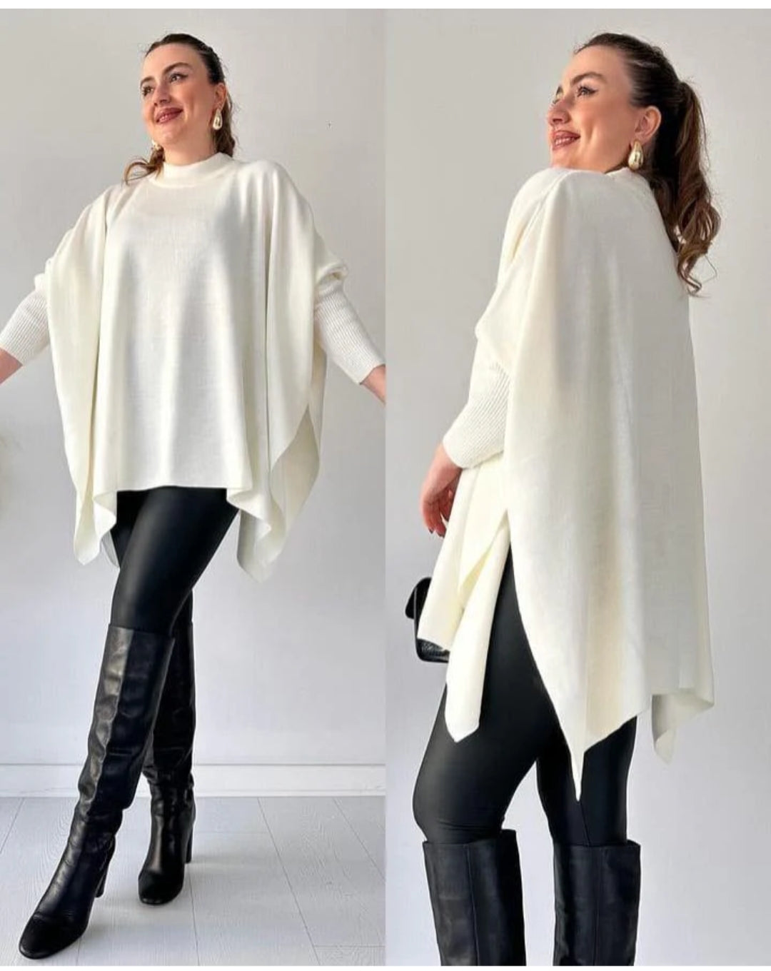 Stylish Airline Winter Poncho ✨💫